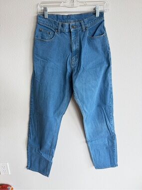 L.L.Bean Women’s Tall Relaxed Tapered Jeans Size 6